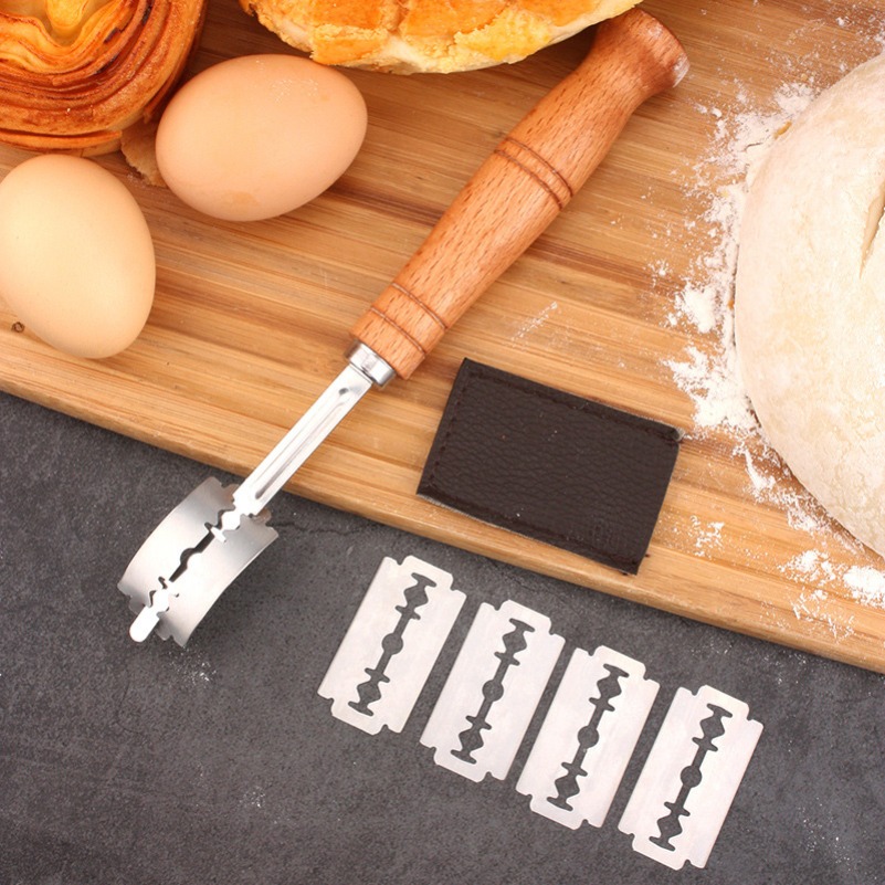 Dough Scraper Curved - Dough Bread Pastry Cutter with 5