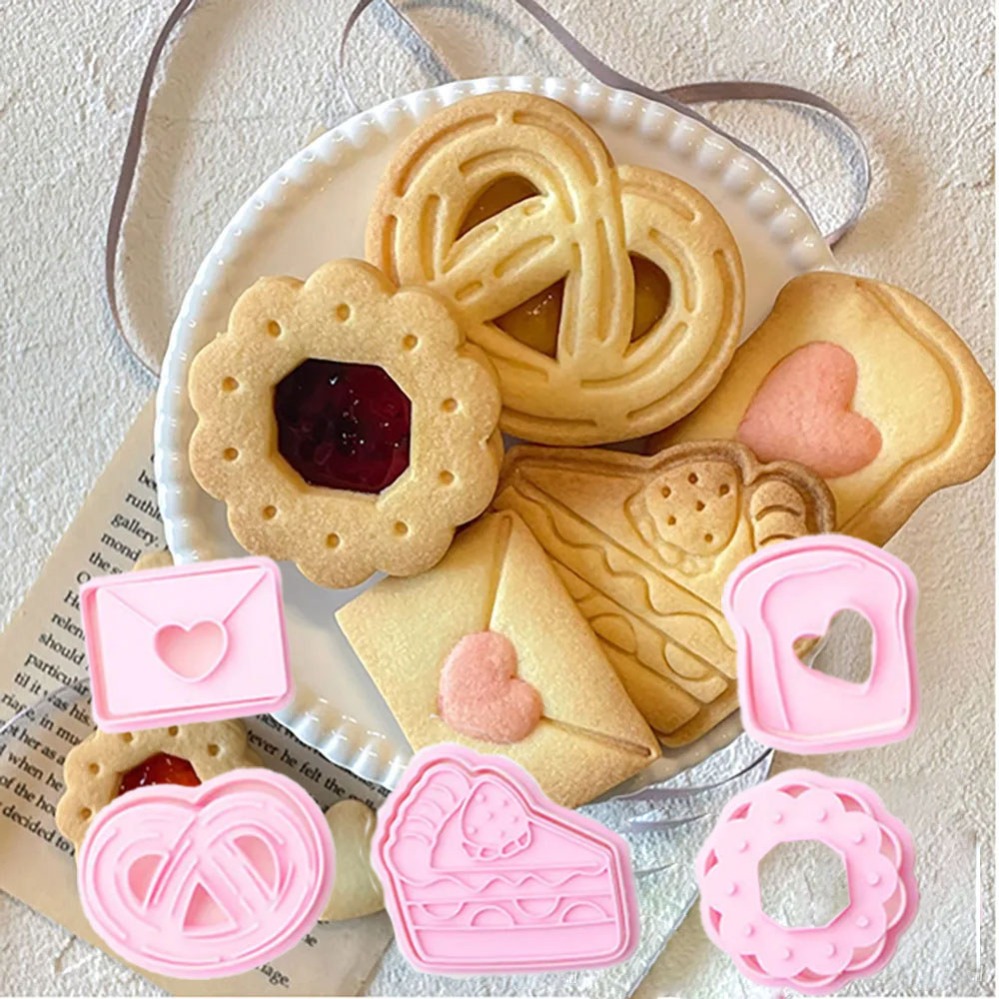 Baking Kitchen Diy - Sandwich Jam Biscuit Mold Stamp Valentine's
