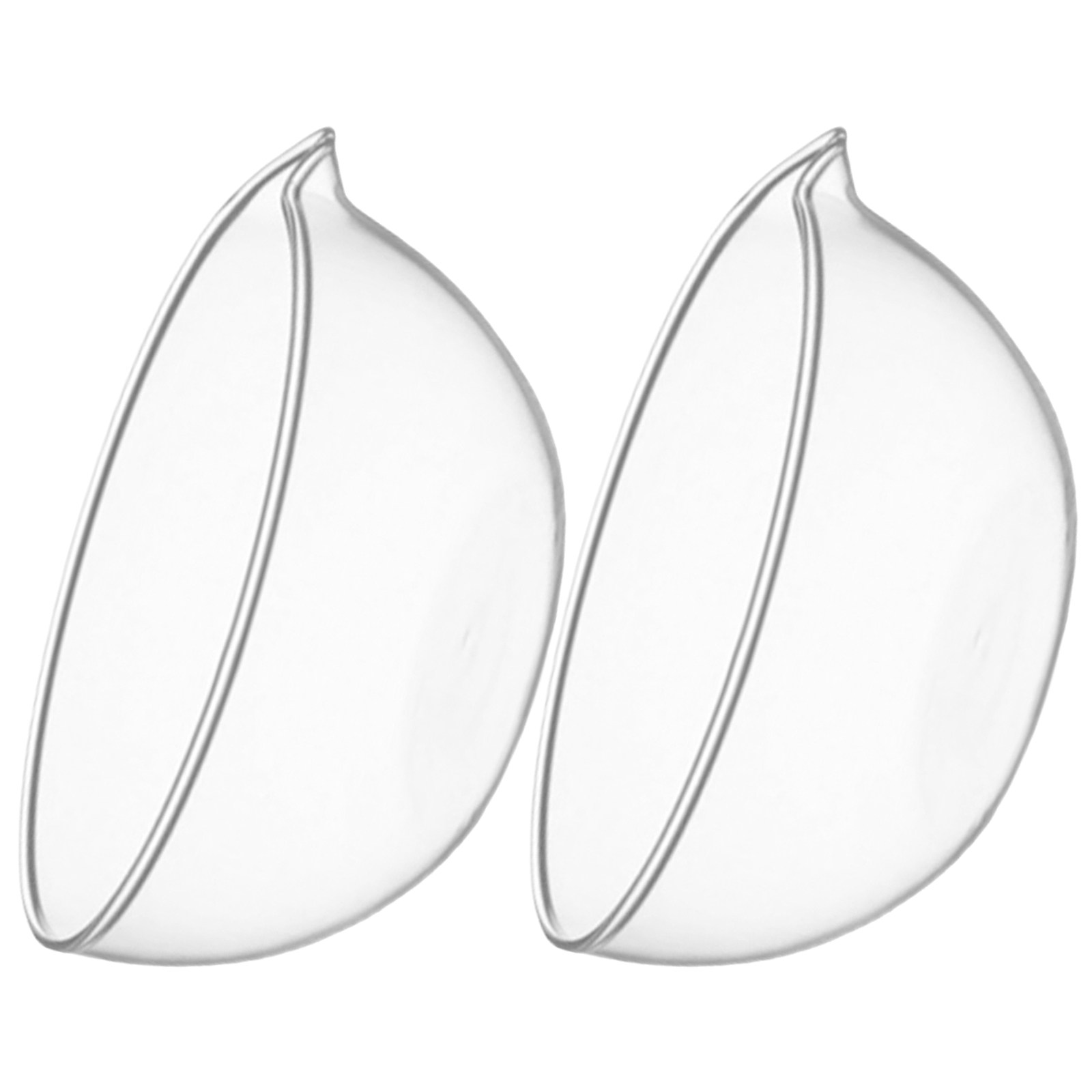 Kitchen Baking Bowls - 2Pcs Glass Bowl Clear 17Oz Pouring