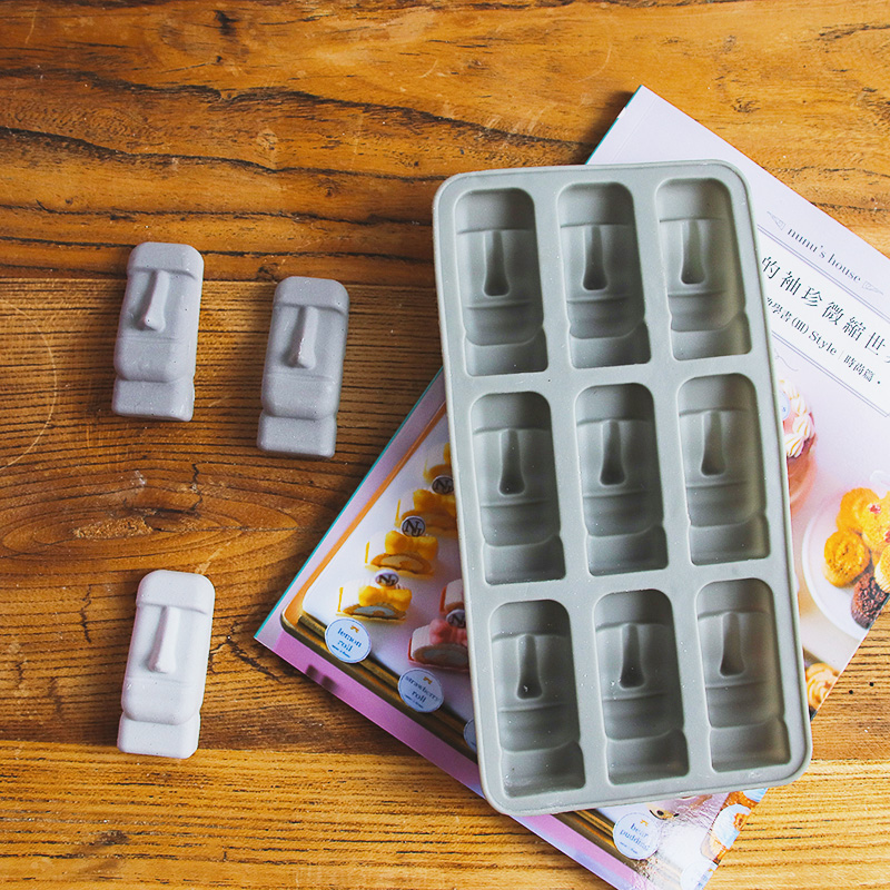Kitchen Baking Island - Easter Island Stone Statue Ice Cube