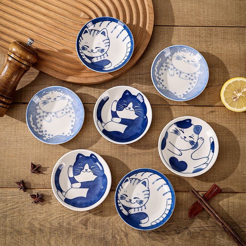 Cake Board Round - Japanese Style Ceramic Dessert Sauce Dish