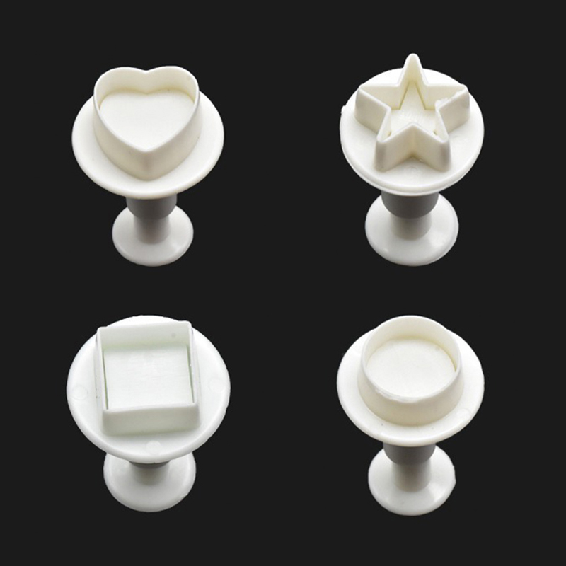 Baking Kitchen Diy - 12PCS/Set Spring Cookie Shaping Mold Heart