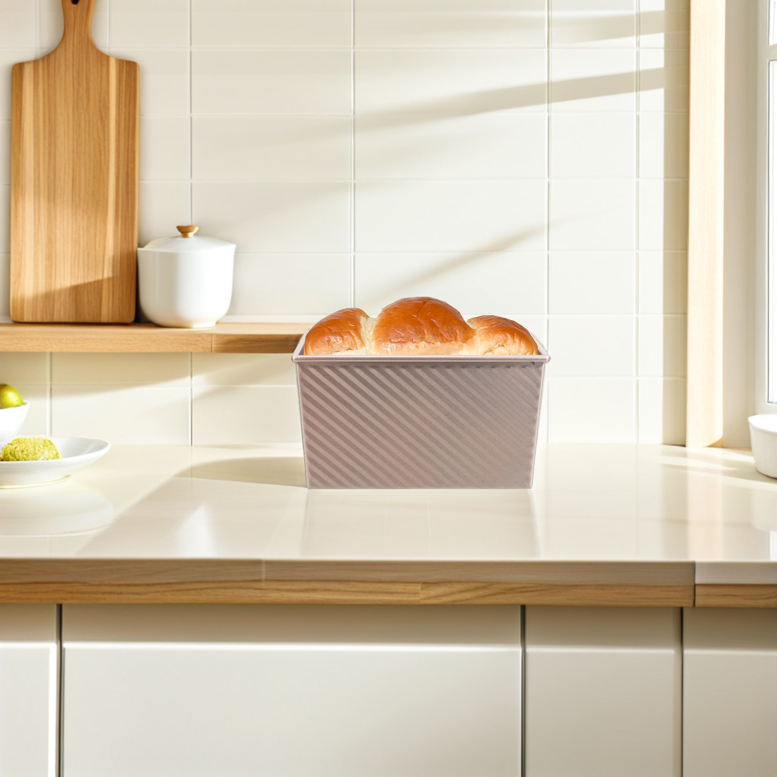 Kitchen Baking Tray - Non-Stick Rectangular Toast Pan Carbon Steel