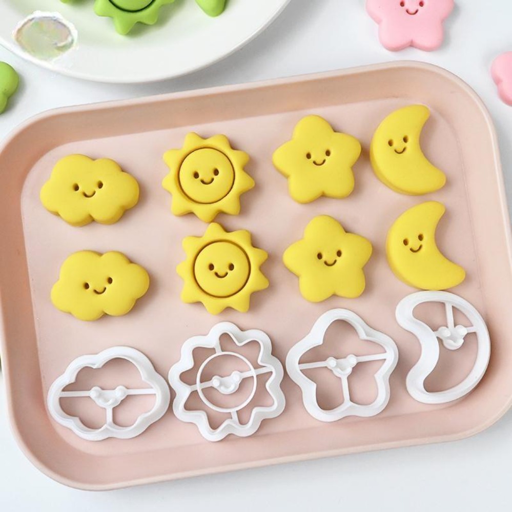 Baking Kitchen Diy - Cookie Cutters Moon Stars Sun Cookie