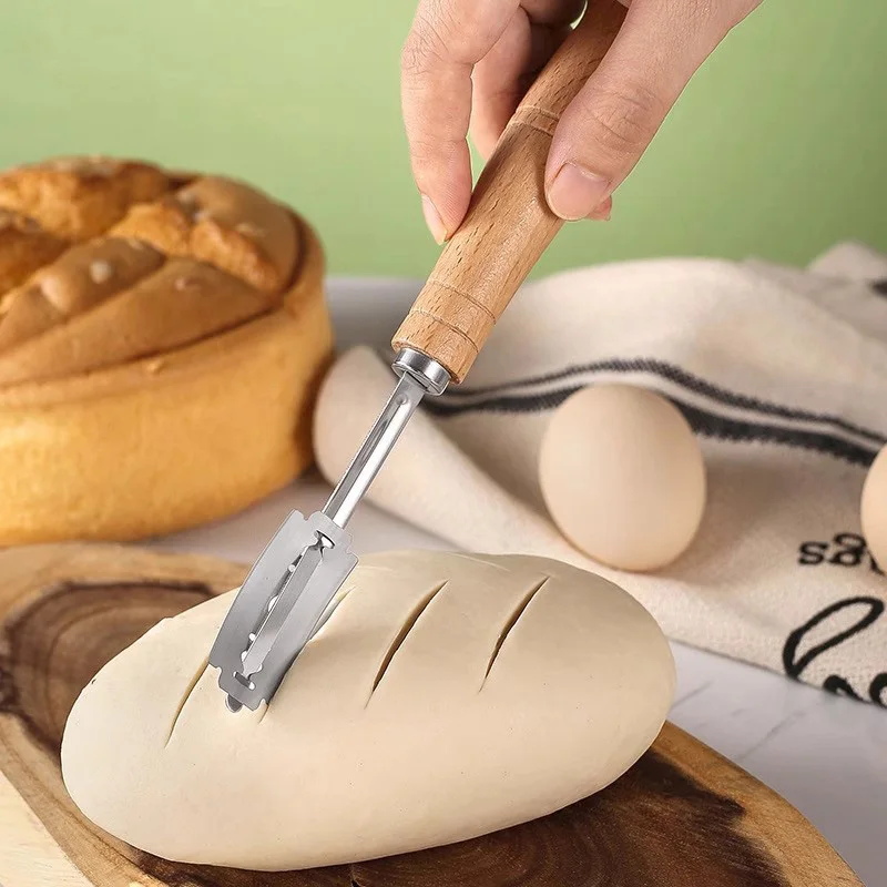 Bakers dough Bread Pastry Cutt - Dough Scraper Curved ulasan dan harga