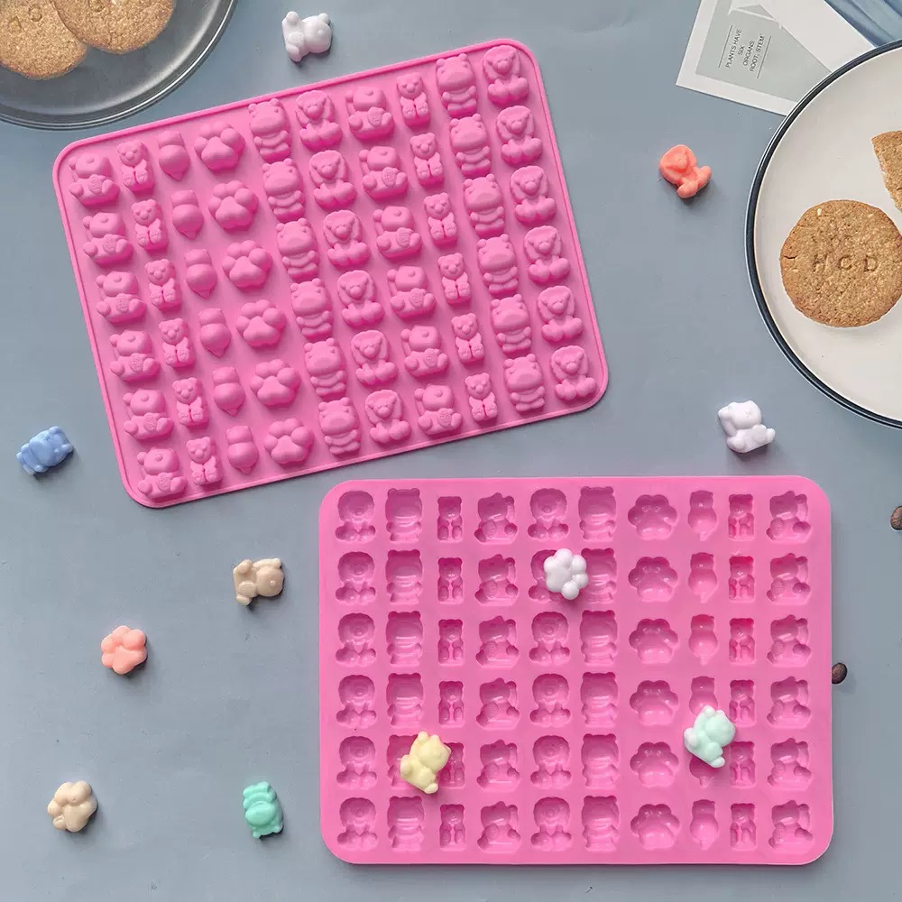 7Pcs Candy Silicone Moulds wit - Kitchen Baking Tray ulasan dan harga