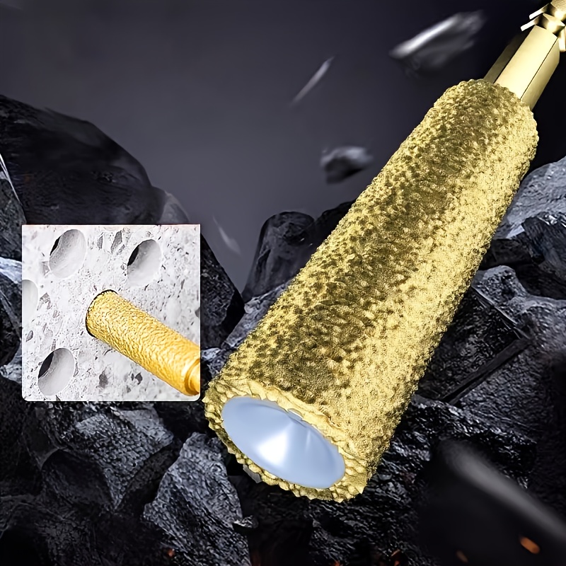 4 Piece Brazed Diamond Drill G - Rolling Pin Marble ulasan dan harga