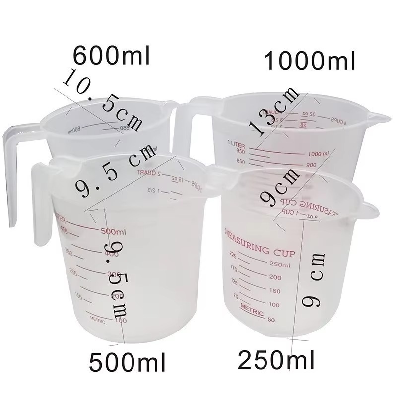 250/500/1000ML Easuring Cup Si - Kitchen Baking Timer ulasan dan harga