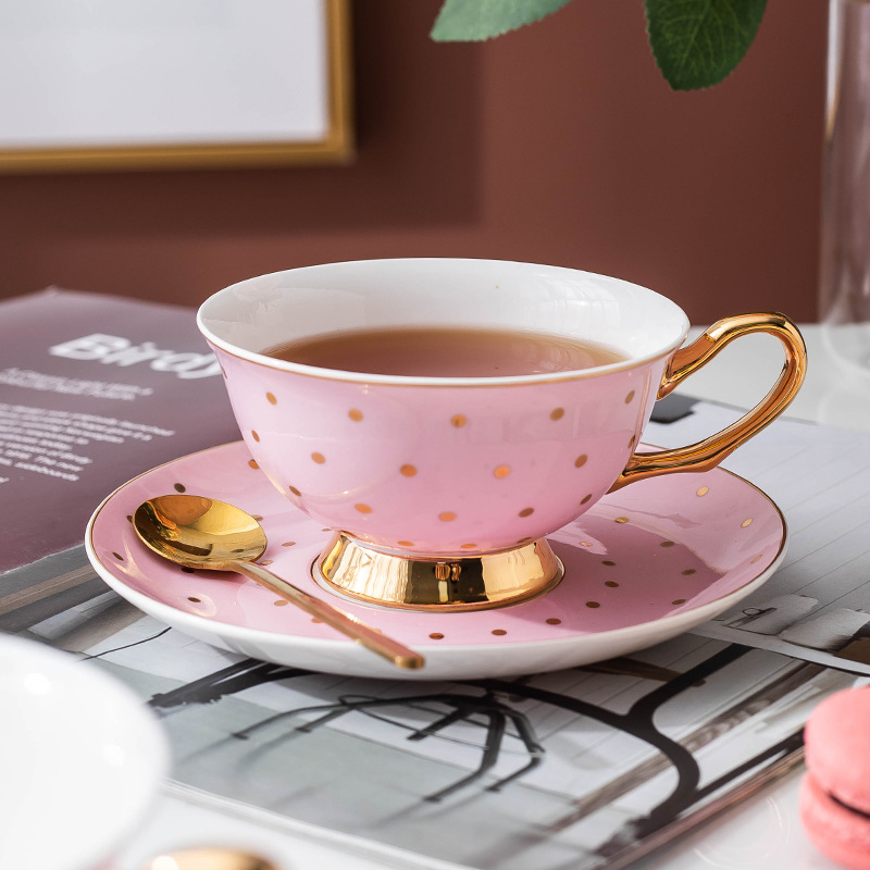 Ceramic Pink Coffee Mugs with  - Kitchen Baking Utensil Set ulasan dan harga