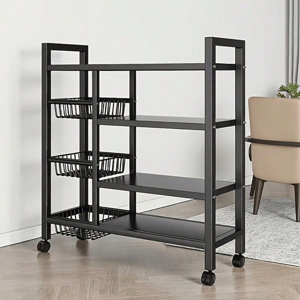 Movable Kitchen Storage Rack W - Kitchen Baking Island ulasan dan harga