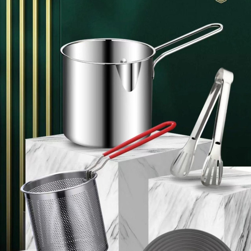 304 Stainless Steel Deep Fryer - Kitchen Baking Utensil ulasan dan harga