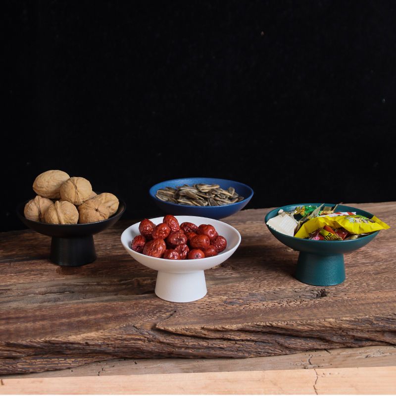 Chinese Ceramic Fruit Bowl Cre - Cake Board Round ulasan dan harga