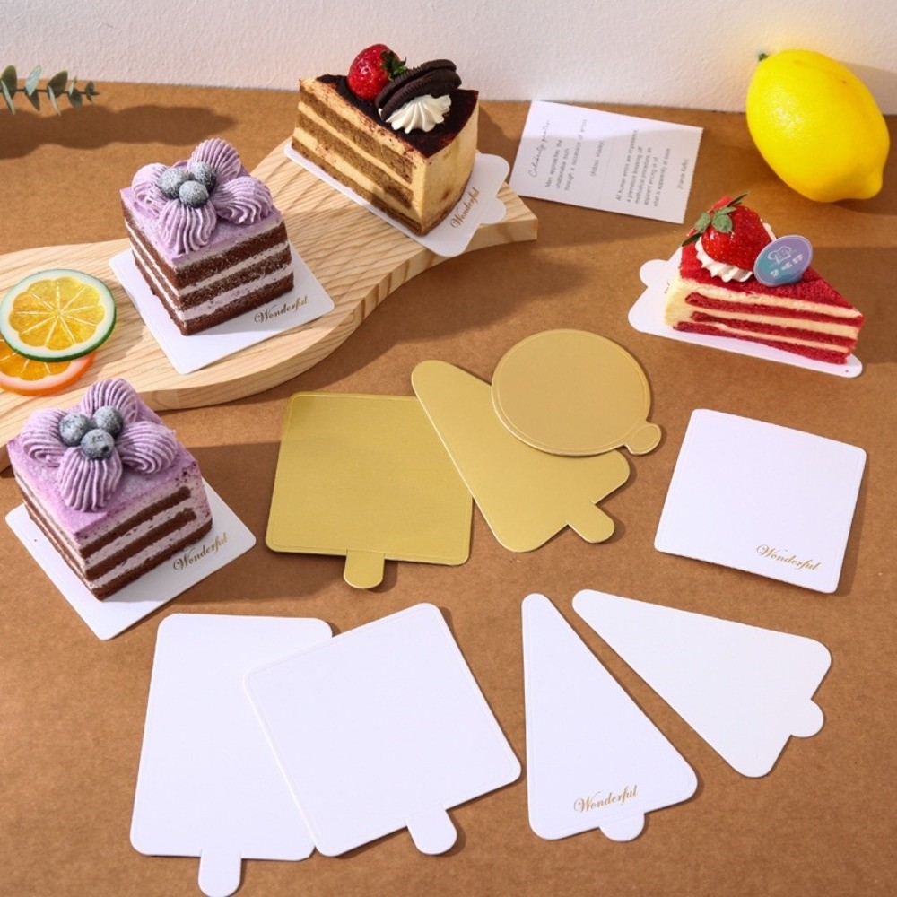 50/100pcs New Disposable Desse - Cake Board Round ulasan dan harga