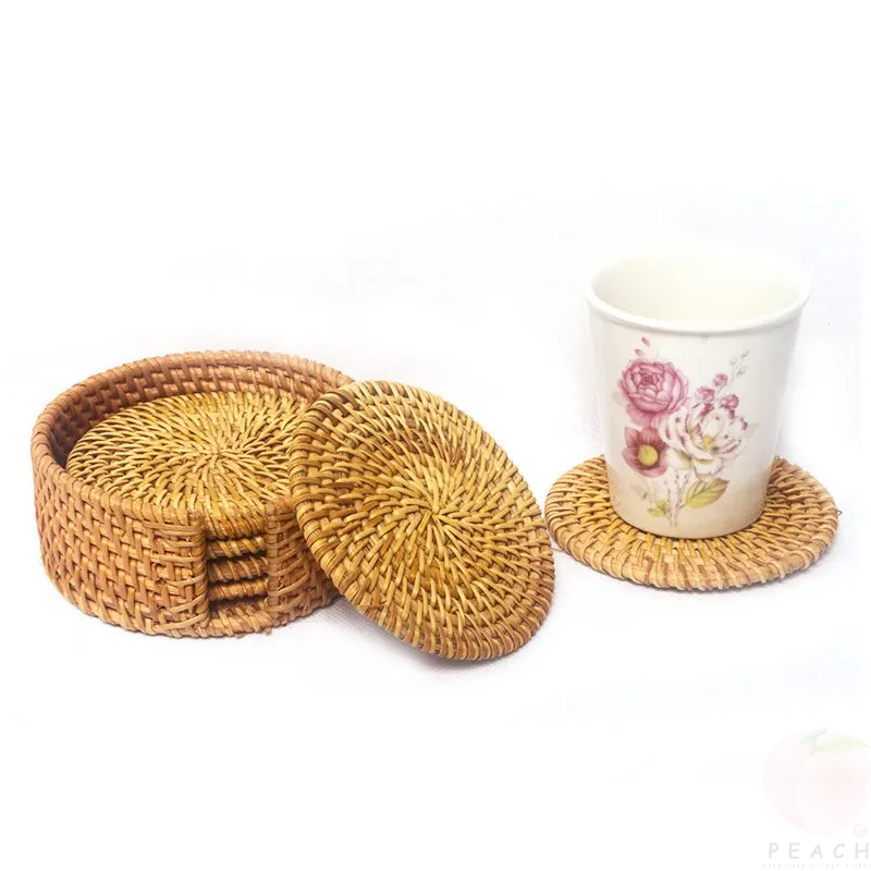 6Pcs Drink Coasters Set For Ku - Kitchen Baking Utensil Set ulasan dan harga