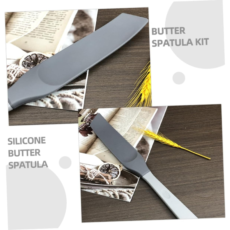 Curved Bottom Long Silicone Sc - Dough Scraper Curved ulasan dan harga