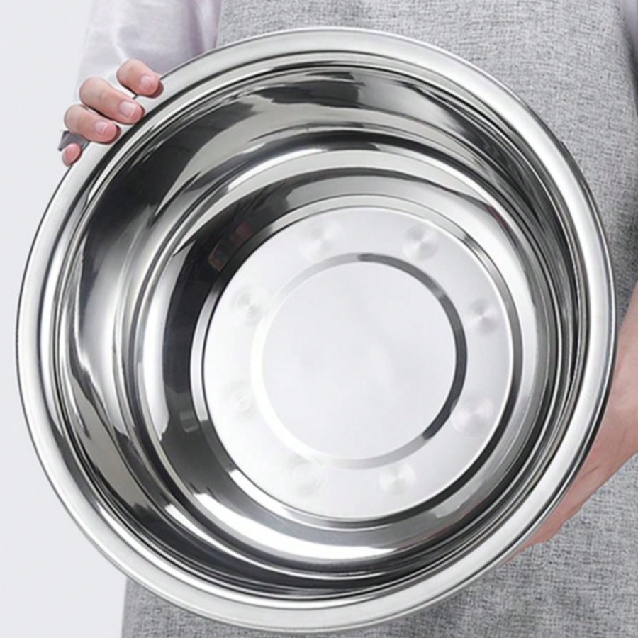 Stainless Steel Round Kitchen  - Kitchen Baking Bowls ulasan dan harga
