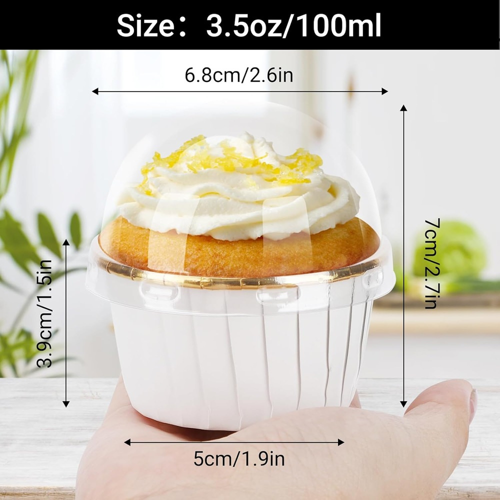 50 pcs Muffins Cup Paper Cupca - Baking Kitchen Diy ulasan dan harga
