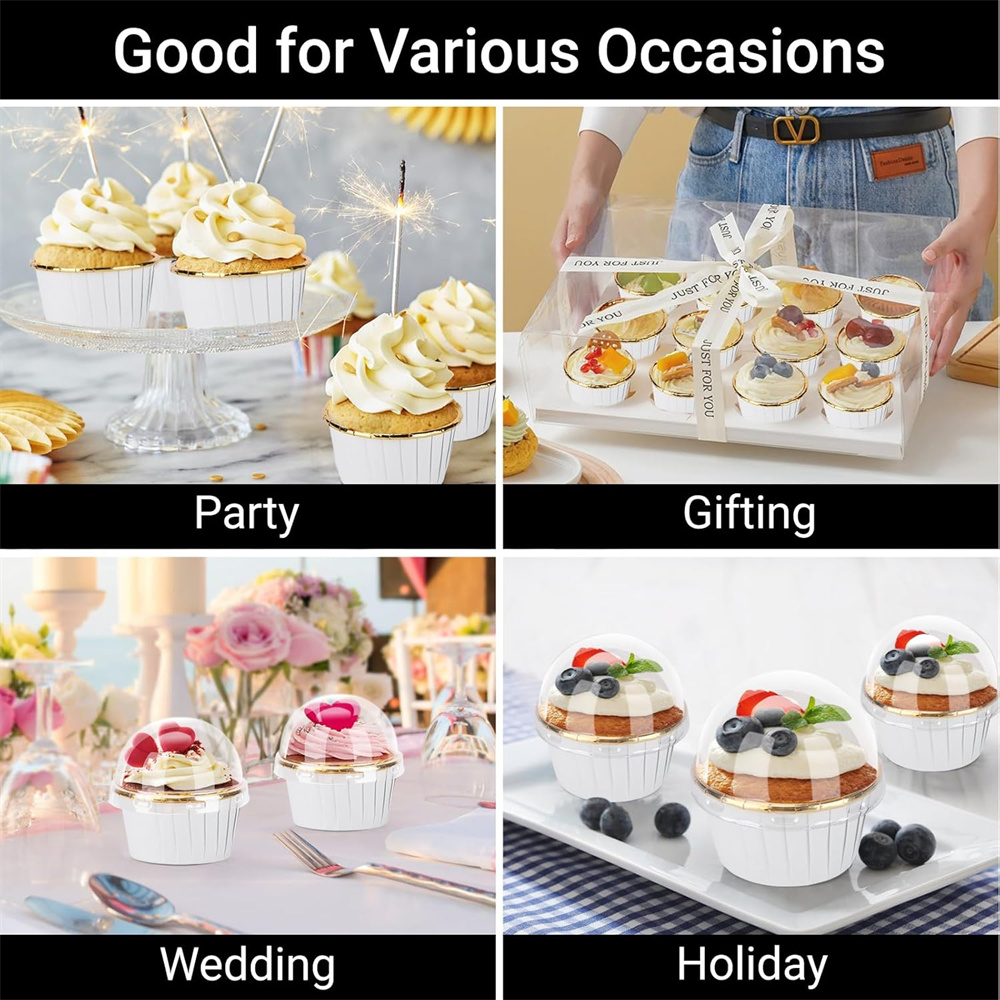 50 pcs Muffins Cup Paper Cupca - Baking Kitchen Diy ulasan dan harga