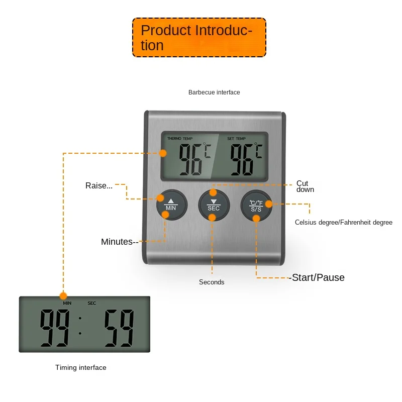 Tp700 Digital Remote Wireless  - Kitchen Baking Timer ulasan dan harga