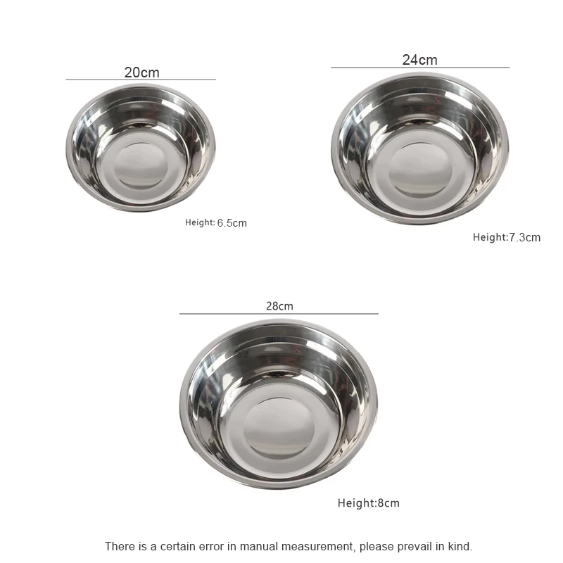 Stainless Steel Round Thicken  - Kitchen Baking Bowls ulasan dan harga
