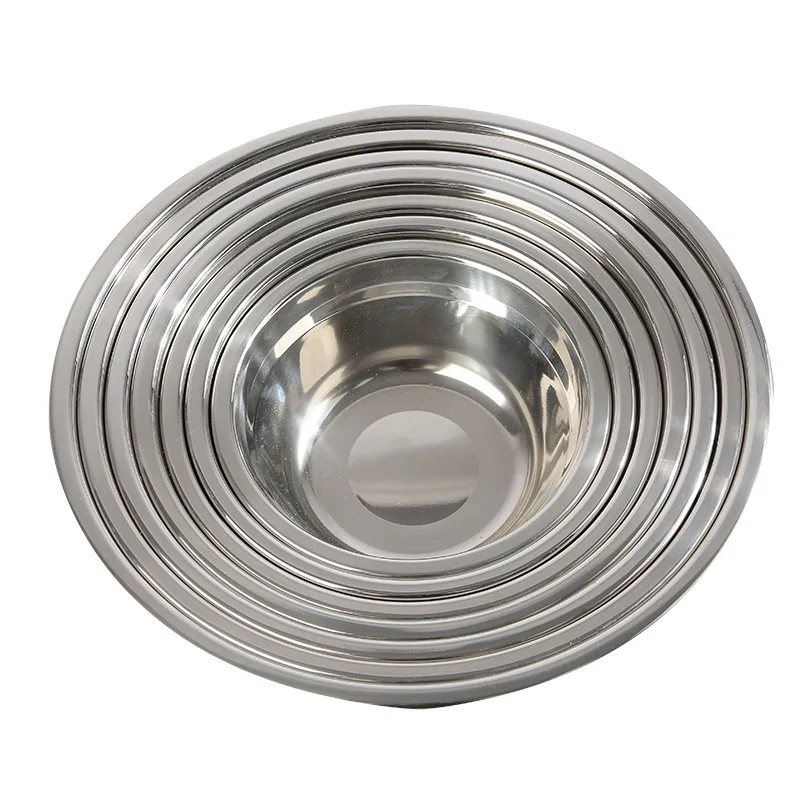Stainless Steel Round Thicken  - Kitchen Baking Bowls ulasan dan harga