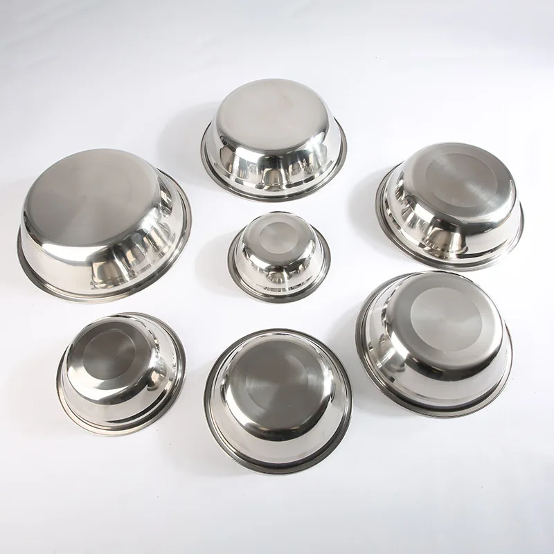 Stainless Steel Round Thicken  - Kitchen Baking Bowls ulasan dan harga