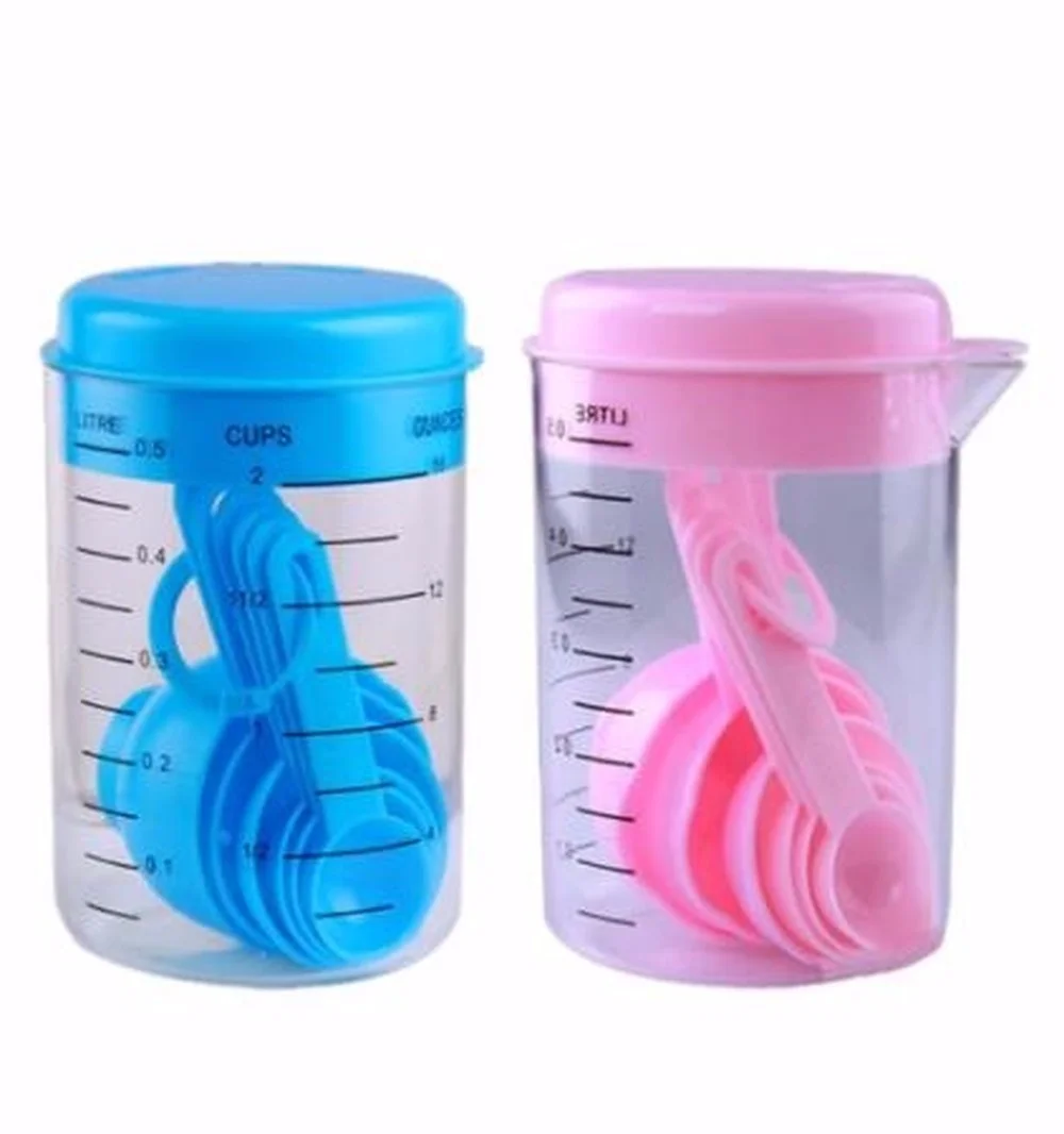 7 Pieces / Set Plastic Measuri - Kitchen Baking Utensil Set ulasan dan harga