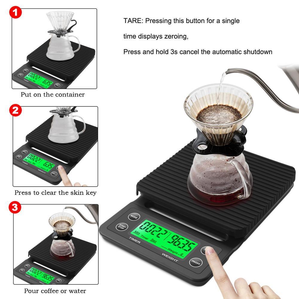 3kg/0.1g 5kg/0.1g Drip Coffee  - Kitchen Baking Timer ulasan dan harga