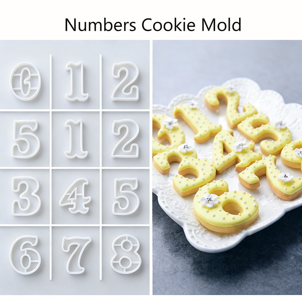 Numbers Cookie Cutters Biscuit - Baking Kitchen Diy ulasan dan harga
