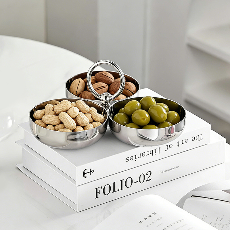Premium Stainless Steel 3 Grid - Cake Board Round ulasan dan harga