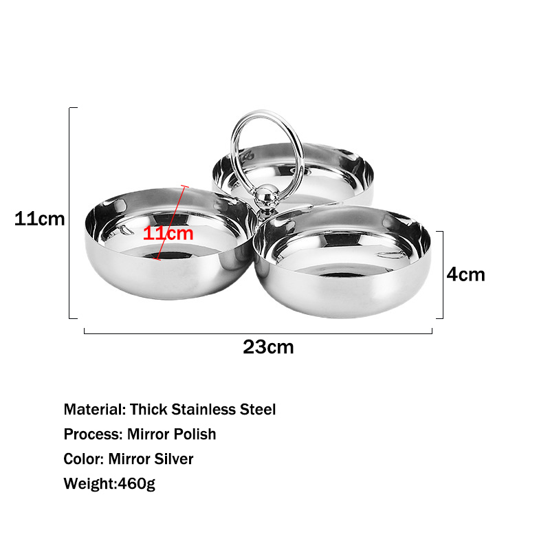 Premium Stainless Steel 3 Grid - Cake Board Round ulasan dan harga