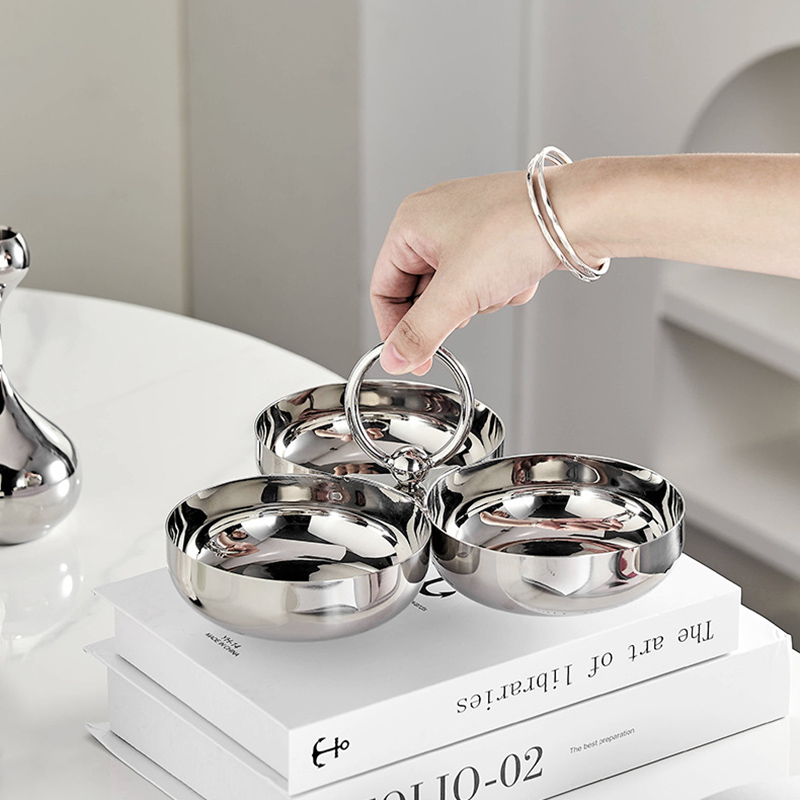 Premium Stainless Steel 3 Grid - Cake Board Round ulasan dan harga