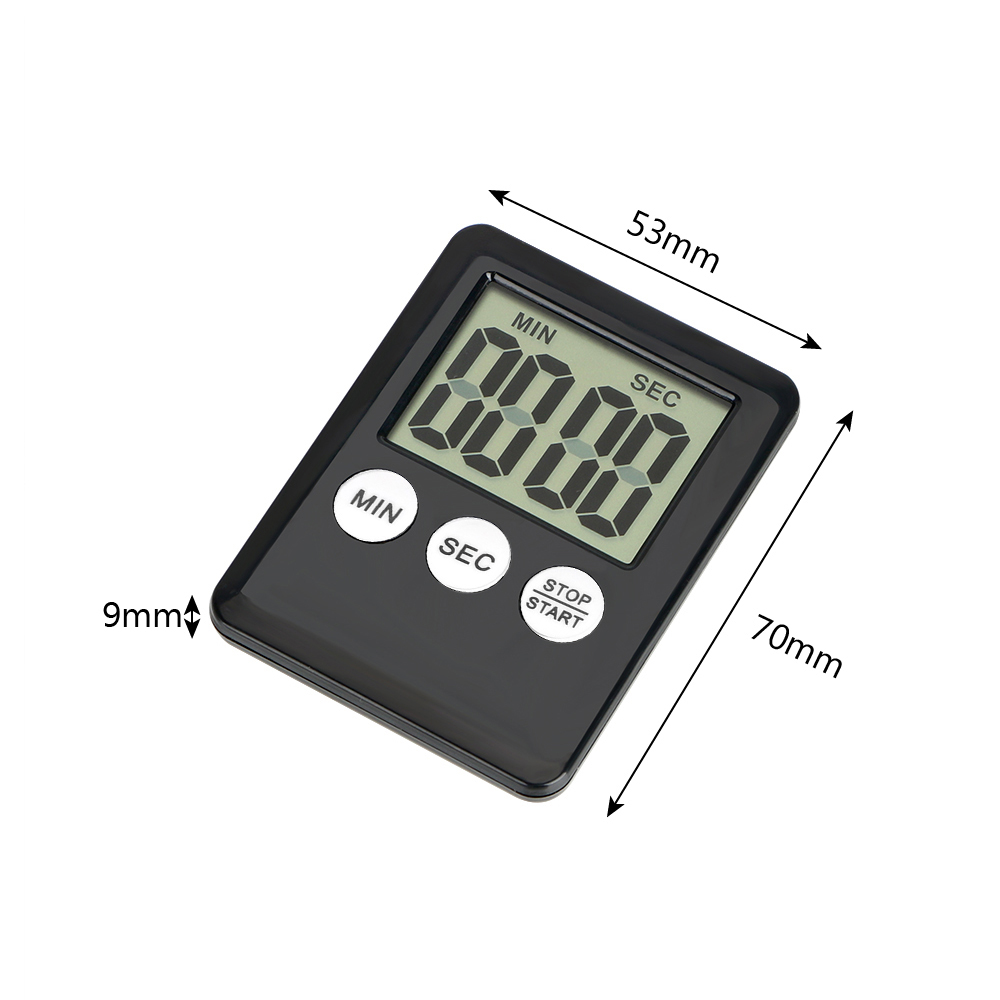 DIYWORK Alarm Clock Square Lar - Kitchen Baking Timer ulasan dan harga
