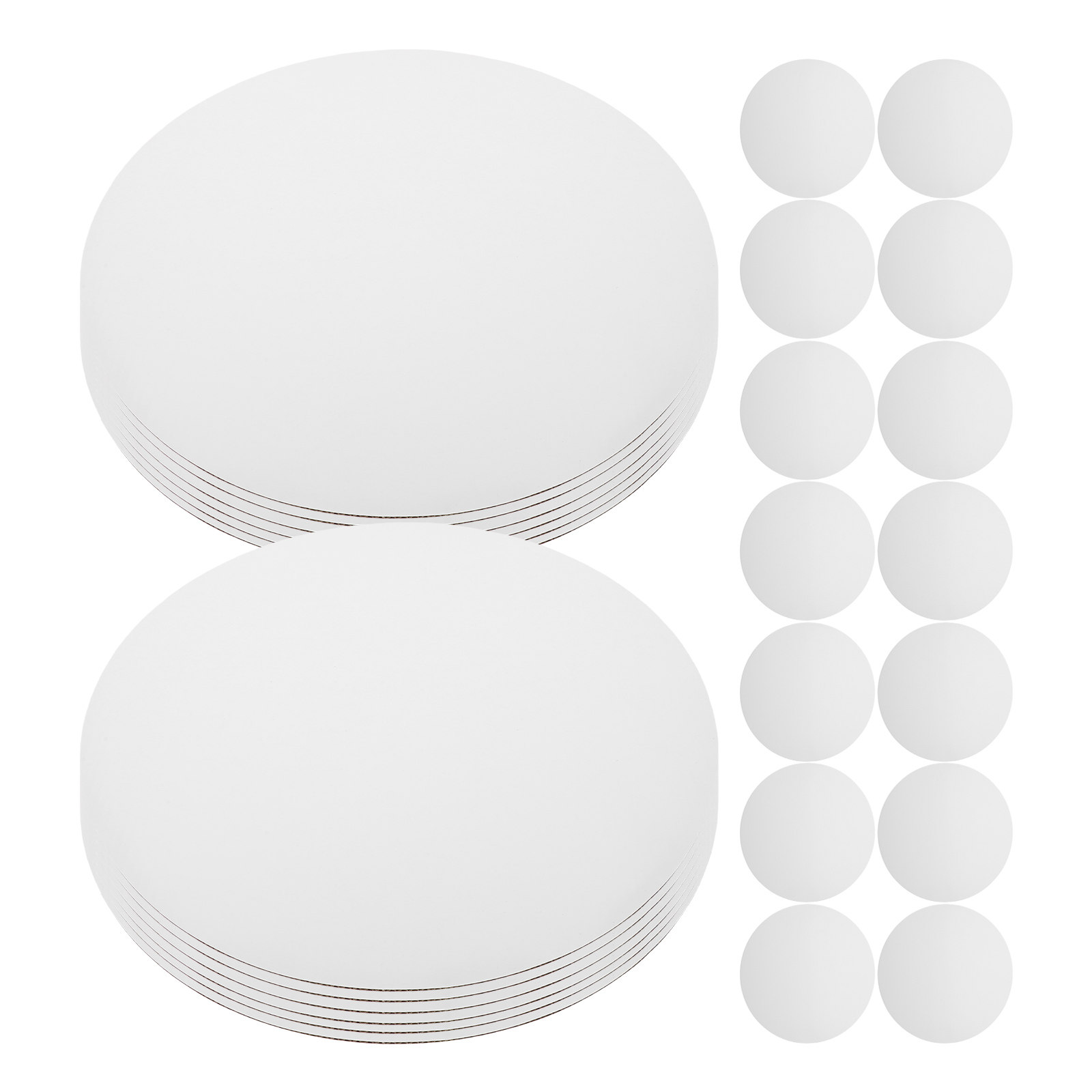 25Pcs Round White Cake Boards  - Cake Board Round ulasan dan harga