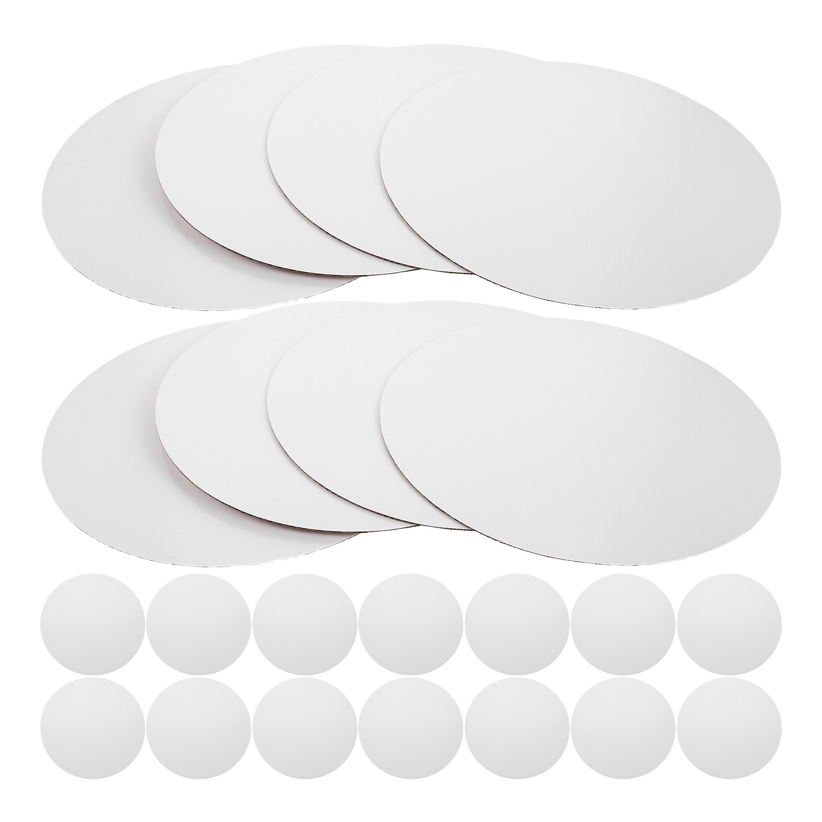 25Pcs Round White Cake Boards  - Cake Board Round ulasan dan harga