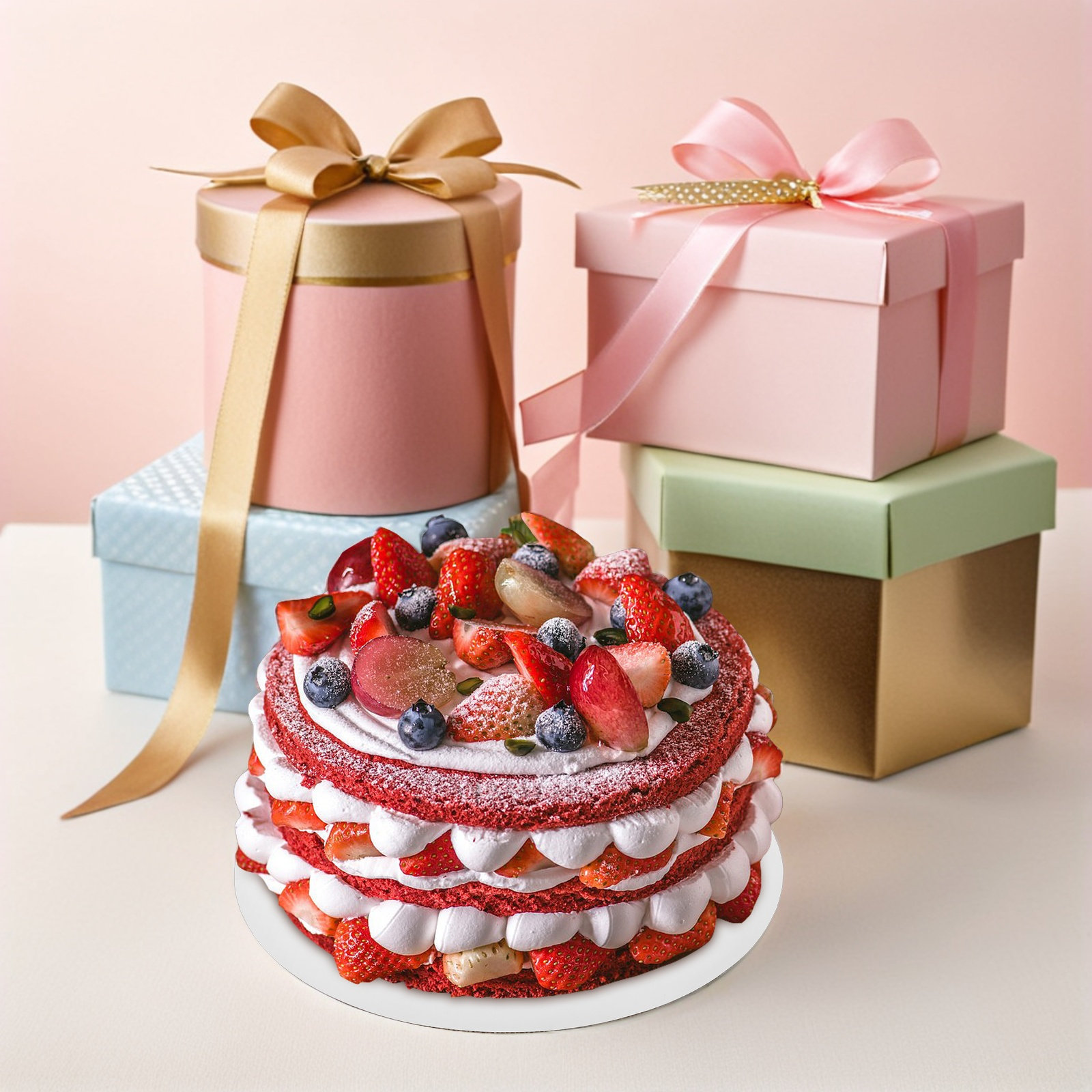 25Pcs Round White Cake Boards  - Cake Board Round ulasan dan harga
