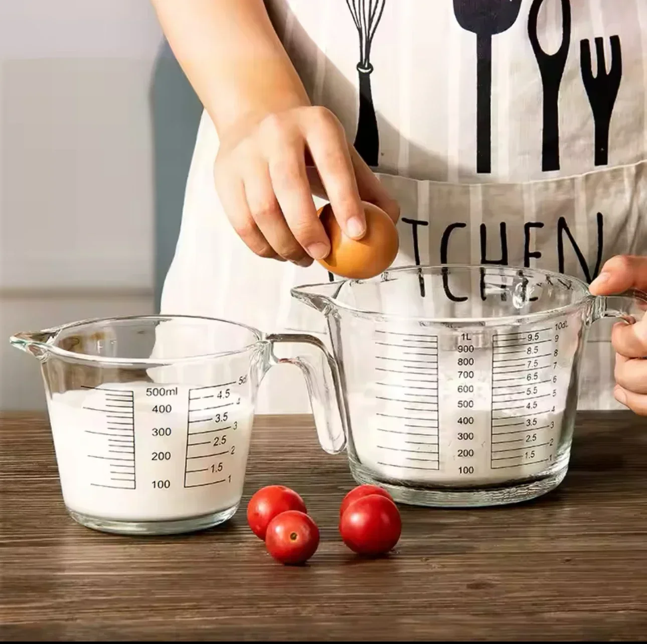 2/4 Cup Glass Measuring Cup Fo - Kitchen Baking Essentials ulasan dan harga