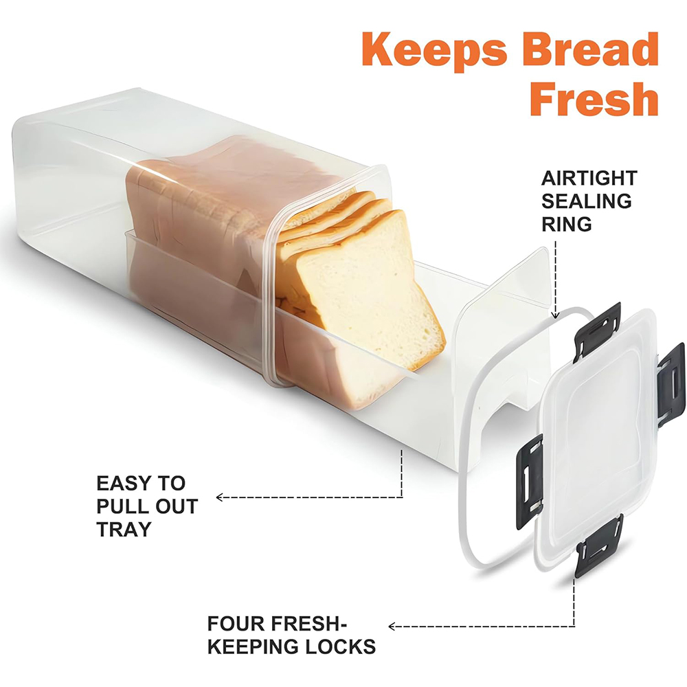 Bread Storage Container with A - Kitchen Baking Tray ulasan dan harga