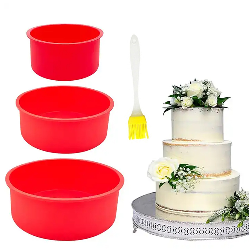 Round Silicone Cake Pan Baking - Springform Pan Set ulasan dan harga