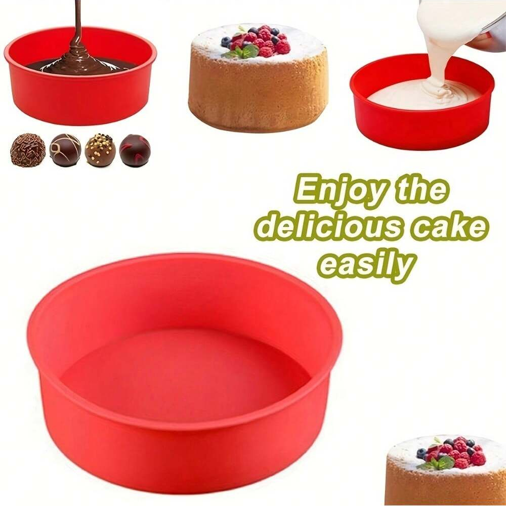 Round Silicone Cake Pan Baking - Springform Pan Set ulasan dan harga