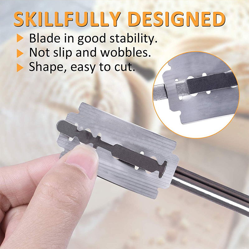 Plastic/Wooden Bread Lame Tool - Dough Scraper Curved ulasan dan harga