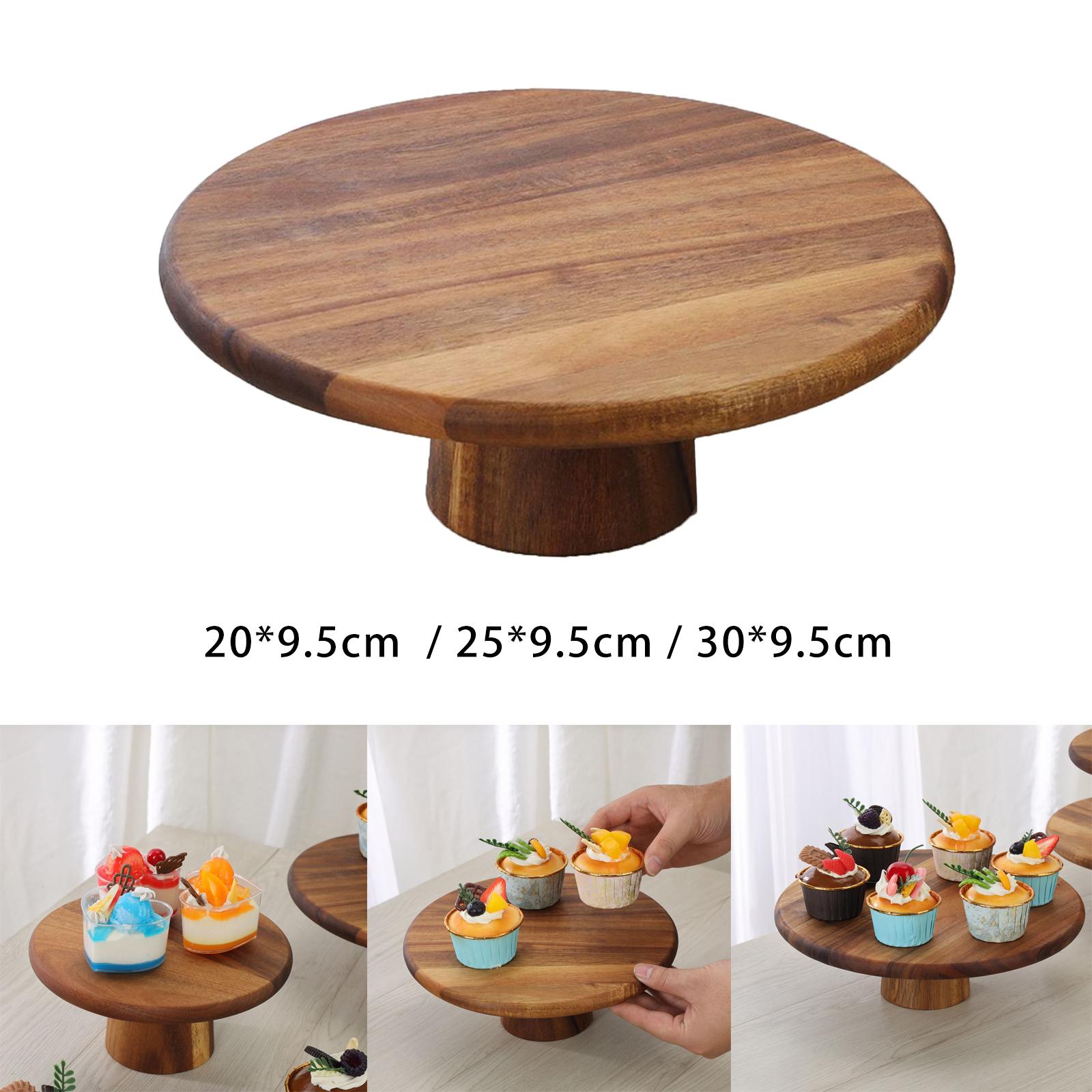 Wood Cake Stand Multiuse Chees - Cake Board Round ulasan dan harga