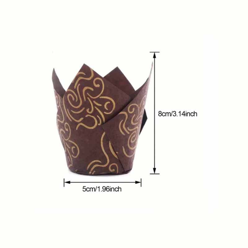 50Pcs/100Pcs/200Pcs Tulip Cake - Kitchen Baking Essentials ulasan dan harga