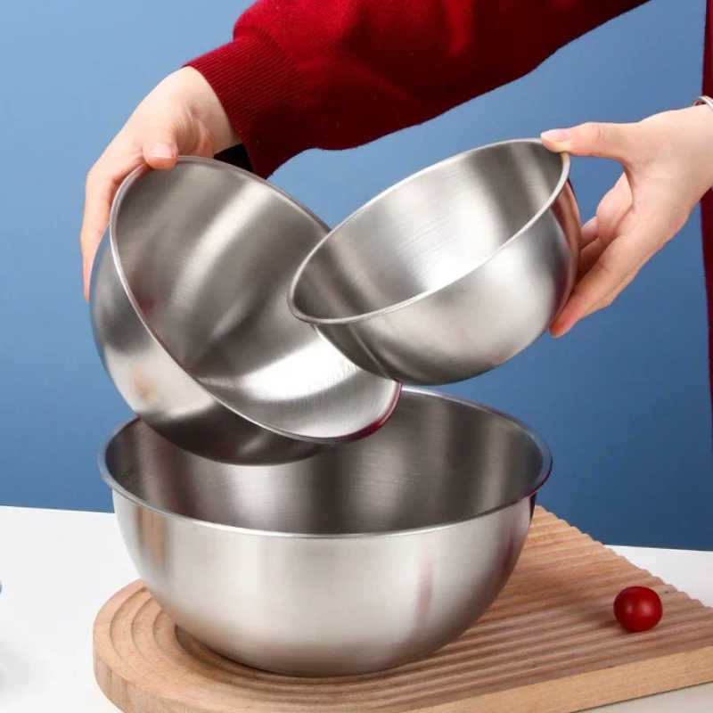 3PCS Stainless steel cooking b - Kitchen Baking Bowls ulasan dan harga