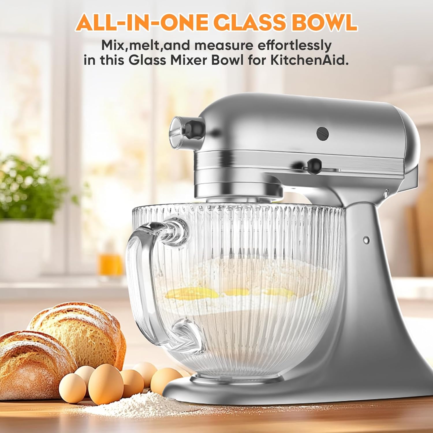 GVODE Glass Bowl for Kitchenai - Kitchenaid Baking Set ulasan dan harga
