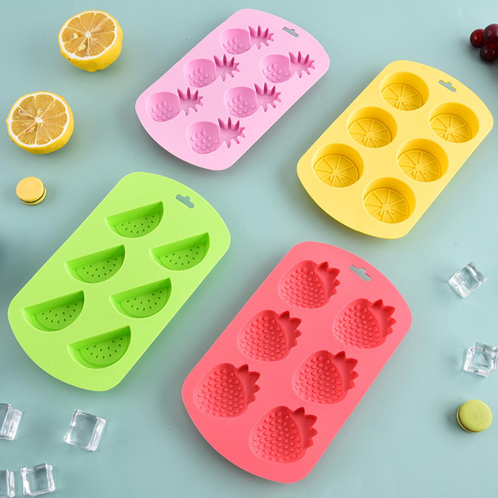 6 Cavity Fruit Shaped Silicone - Baking Kitchen Diy ulasan dan harga