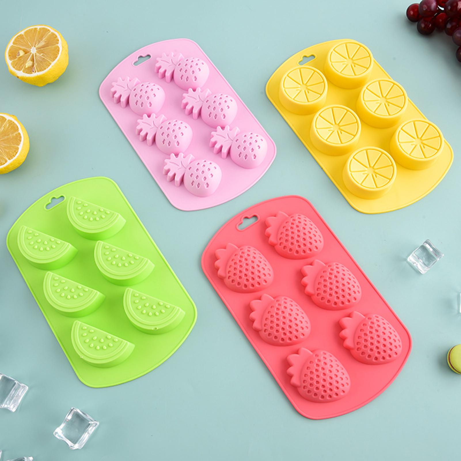 6 Cavity Fruit Shaped Silicone - Baking Kitchen Diy ulasan dan harga