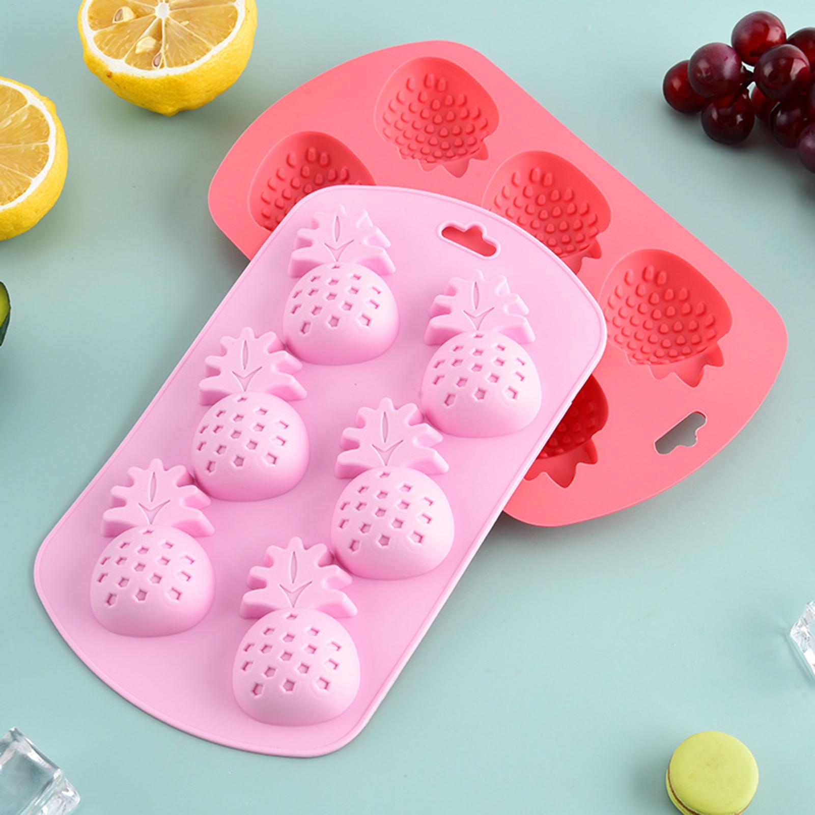 6 Cavity Fruit Shaped Silicone - Baking Kitchen Diy ulasan dan harga