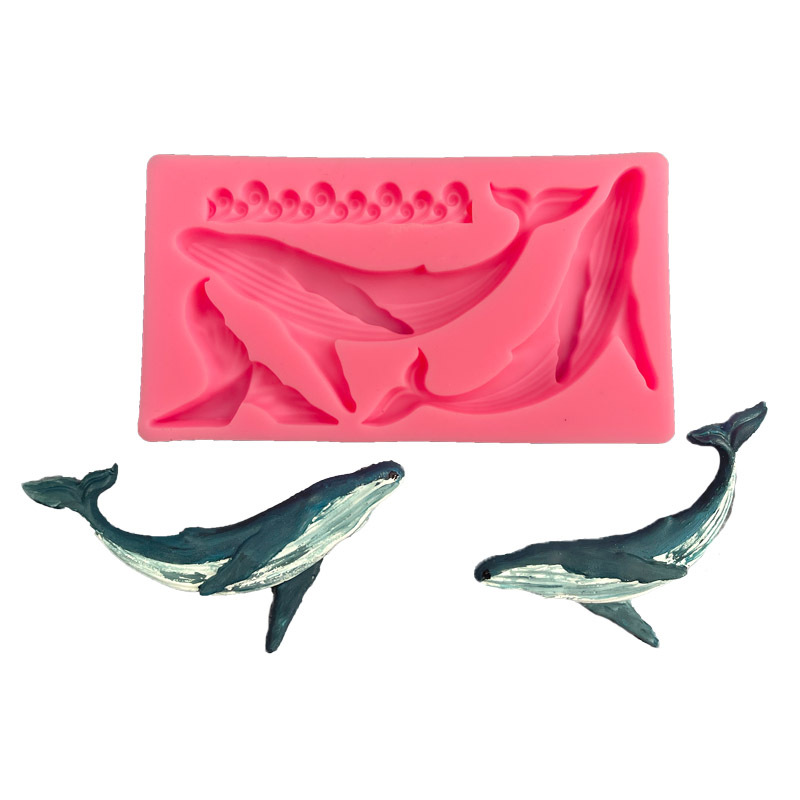 DIY Whale Silicone Mold Ocean  - Baking Kitchen Diy ulasan dan harga