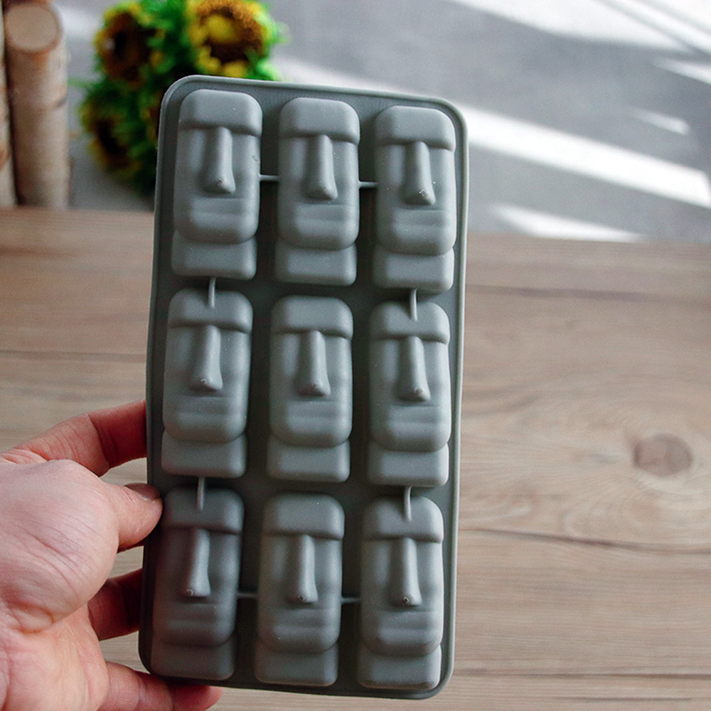 Easter Island Stone Statue Ice - Kitchen Baking Island ulasan dan harga